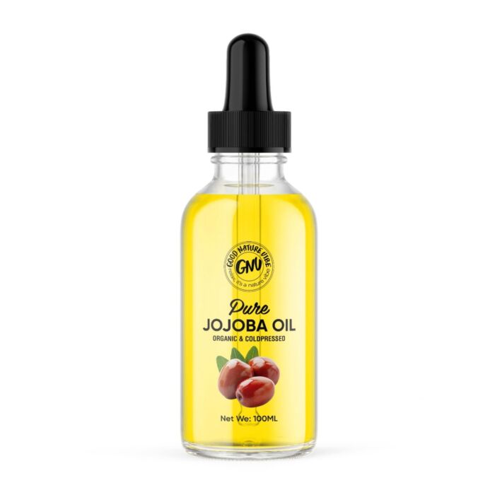 Jojoba olie 100ml koudgeperst voor gezicht huid en haar